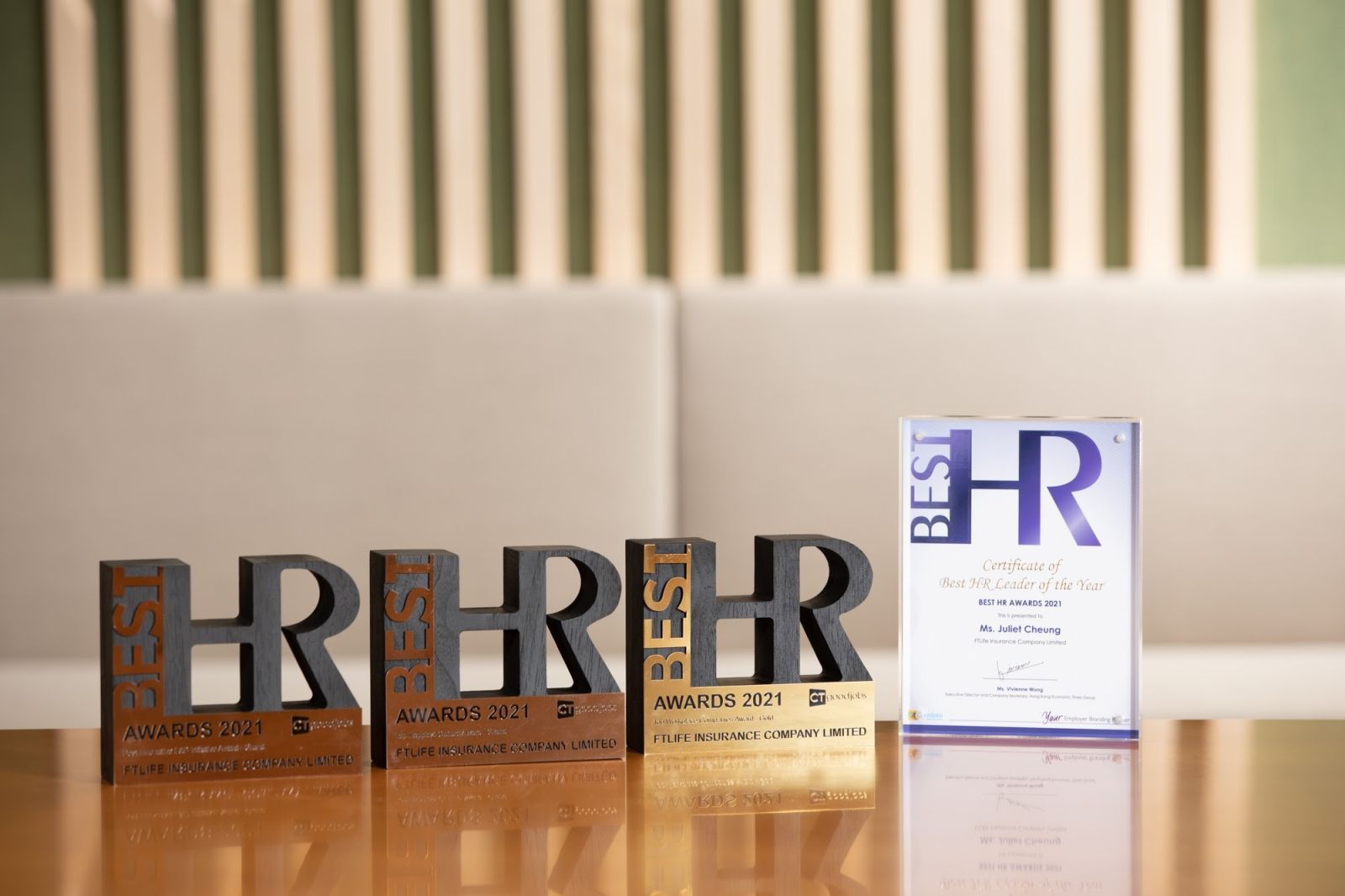 富通保险于2021年度「Best HR Awards」荣获四个奖项
